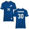 University of Alabama in Huntsville Blue Soccer Jersey - #30 Charlie Garrison