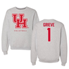 University of Houston Volleyball Gray Crewneck - #1 Angela Grieve