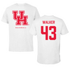 University of Houston Baseball White Performance Tee - #43 Bryson Walker