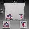 Stony Brook University Volleyball Gray Blanket - #5 Saige Bradley