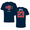 Saint Mary's College of California Softball Navy Tee - #23 Ashley Ortiz