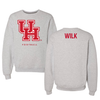 University of Houston Football Gray Crewneck - Teagan Wilk