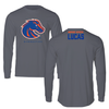 Boise State University Gymnastics Dark Gray Performance Long Sleeve - Brantley Lucas