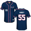 Florida Atlantic University Navy Baseball Jersey - #55 Zachary Abbey