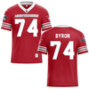 Western Colorado University Red Football Jersey - #74 Stevie Byron
