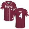 Mississippi State University Maroon Softball Jersey - #4 Riley Hull