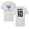 Christopher Newport University Football Light Gray NIL for ALL Tee - #10 Connor Barry