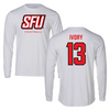 Saint Francis University (Pennsylvania) Football White Performance Long Sleeve - #13 Jayden Ivory