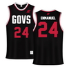 Austin Peay State University Black Basketball Jersey - #24 Hansel Enmanuel