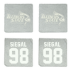 Illinois State University Football Stone Coaster (4 Pack)  - #98 Jake Siegal