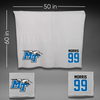 Middle Tennessee State University Football Gray Blanket - #99 JaDarious Morris