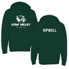 Utah Valley University TF and XC Forest Green Hoodie - Jocelyn Hipwell