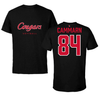 University of Houston Softball Black Tee - #84 Reece Cammarn