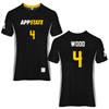 Appalachian State University Black Soccer Jersey - #4 Izzi Wood