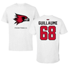 Southeast Missouri State University Football White Tee - #68 Carter Guillaume