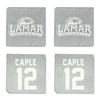 Lamar University Baseball Stone Coaster (4 Pack)  - #12 Brooks Caple