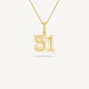 Gold Presidents Pendant and Chain - #51 MaryKate Abernethy