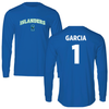 Texas A&M University-Corpus Christi Softball Blue Block Long Sleeve - #1 Natalie Garcia