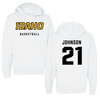 University of Idaho Basketball White Idaho Hoodie - #21 Kennedy Johnson