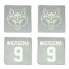 Arkansas State University Volleyball Stone Coaster (4 Pack)  - #9 Maddie Wiersema