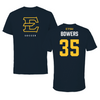 East Tennessee State University Soccer Navy Tee - #35 Will Bowers