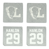 Lipscomb University Soccer Stone Coaster (4 Pack)  - #29 Luke Hanlon