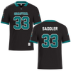 Coastal Carolina University Black Football Jersey - #33 Joshua Saddler