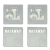 Loyola University-Chicago TF and XC Stone Coaster (4 Pack)  - Lily Mataway