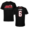 Jacksonville State University Beach Volleyball Black JSU Tee - #6 Carley Lynch