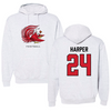 Jacksonville State University Football Gray Hoodie - #24 Brad Harper