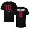 Lenoir-Rhyne University Football Black Performance Tee - #8 Tye Roberson