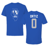 Eastern Illinois University Soccer Blue State Tee - #0 Lucas Ortiz