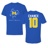 McNeese State University Softball Blue Performance Tee - #10 Kassidy Chance