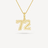 Gold Presidents Pendant and Chain - #72 Taylor Nichols