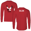 Eastern Washington University Tennis Red EWU Performance Long Sleeve - Drew Dillon