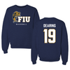 Florida International University Baseball Navy FIU Crewneck - #19 Austin Dearing