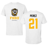 Fort Hays State University Football White Performance Tee - #21 Mason Perez