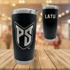 Portland State University TF and XC Black Stainless Steel Tumbler - Akanesi Latu