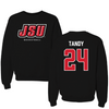 Jacksonville State University Basketball Black Block Crewneck - #24 Dekeyvan Tandy