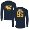 University of Wisconsin-Eau Claire Soccer Navy Long Sleeve - #95 Charles Mroz