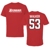 Illinois State University Football Red Performance Tee - #53 Darius Walker