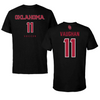 University of Oklahoma Soccer Black Performance Tee - #11 Sophia Vaughan