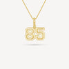 Gold Presidents Pendant and Chain - #85 Devarius Mitchell