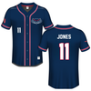 Florida Atlantic University Navy Softball Jersey - #11 Zoey Jones