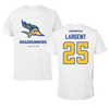 California State University-Bakersfield Soccer White Performance Tee - #25 Jenna Largent