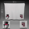 Austin Peay State University Football Gray Blanket - #41 Tyson Moody