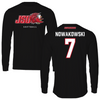 Jacksonville State University Softball Black Mascot Performance Long Sleeve - #7 Morgan Nowakowski