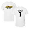 University of Idaho Football White Performance Tee - #1 Ricardo Chavez