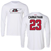 Austin Peay State University Beach Volleyball White Performance Long Sleeve - #23 Sarah Carnathan