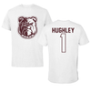 Alabama A&M University Basketball White Performance Tee - #1 Joshua Hughley